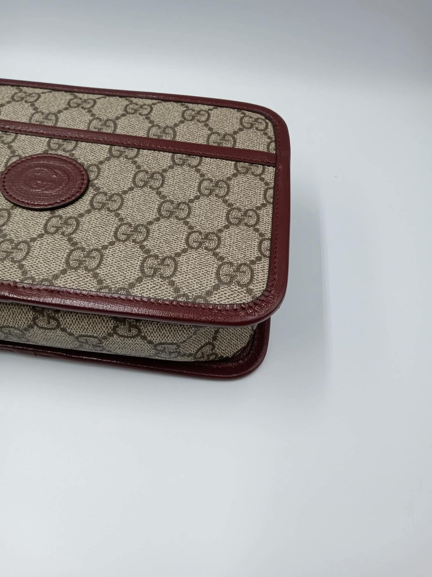 GUCCI Supreme Canvas Clutch