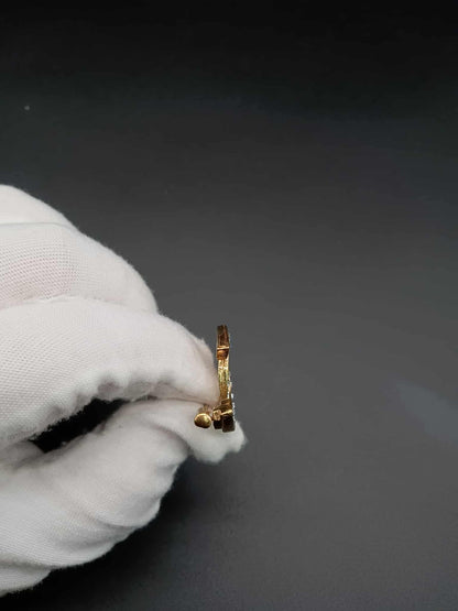 CHANEL Coco Mark Rhinestone Brooch