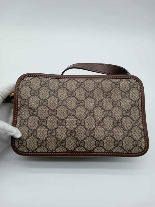 GUCCI Mini GG Supreme Camera Bag