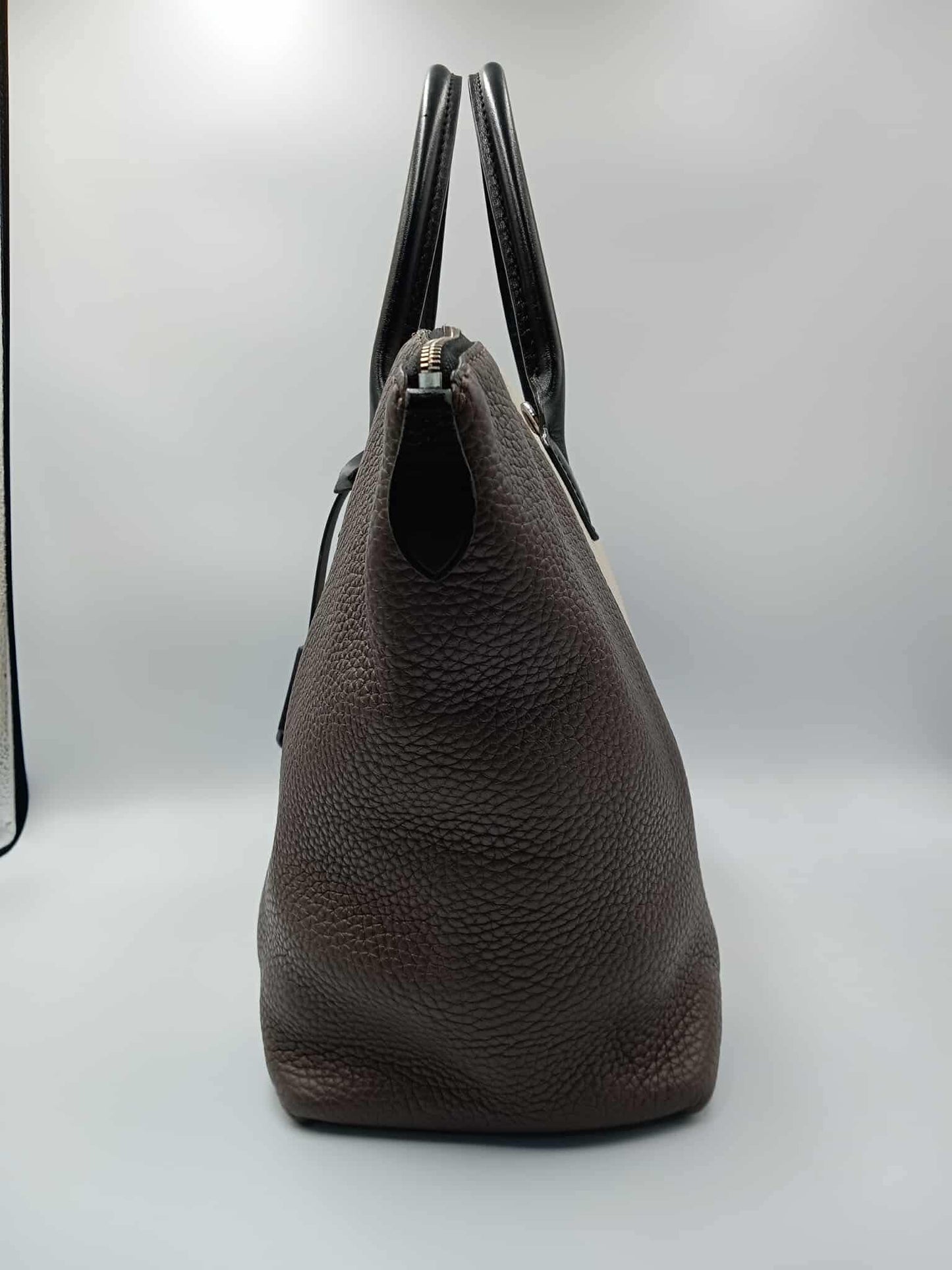 LOUIS VUITTON Bicolor Taurillon Cuir Soft Lockit PM