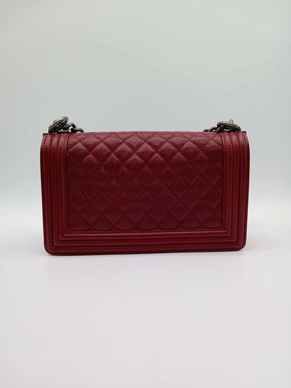 CHANEL Caviar Quilted Leboy