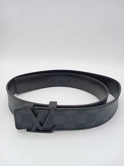 LOUIS VUITTON Damier Graphite Belt