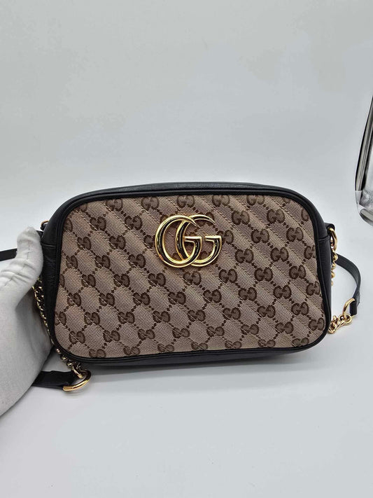 GUCCI Marmont Canvas Camera Bag