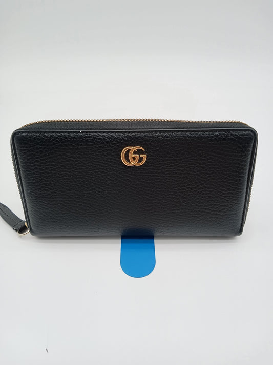 GUCCI Marmont Leather Zippy Wallet