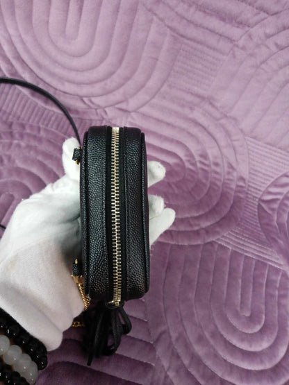 YSL Baby Lou Quilted Leather Micro Crossbody Bag