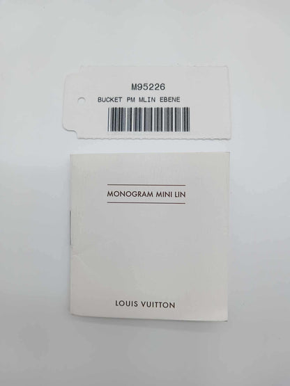 LOUIS VUITTON Monogram Petit Mini Lin Bucket