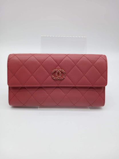 CHANEL 19 Bi-Fold Long Wallet