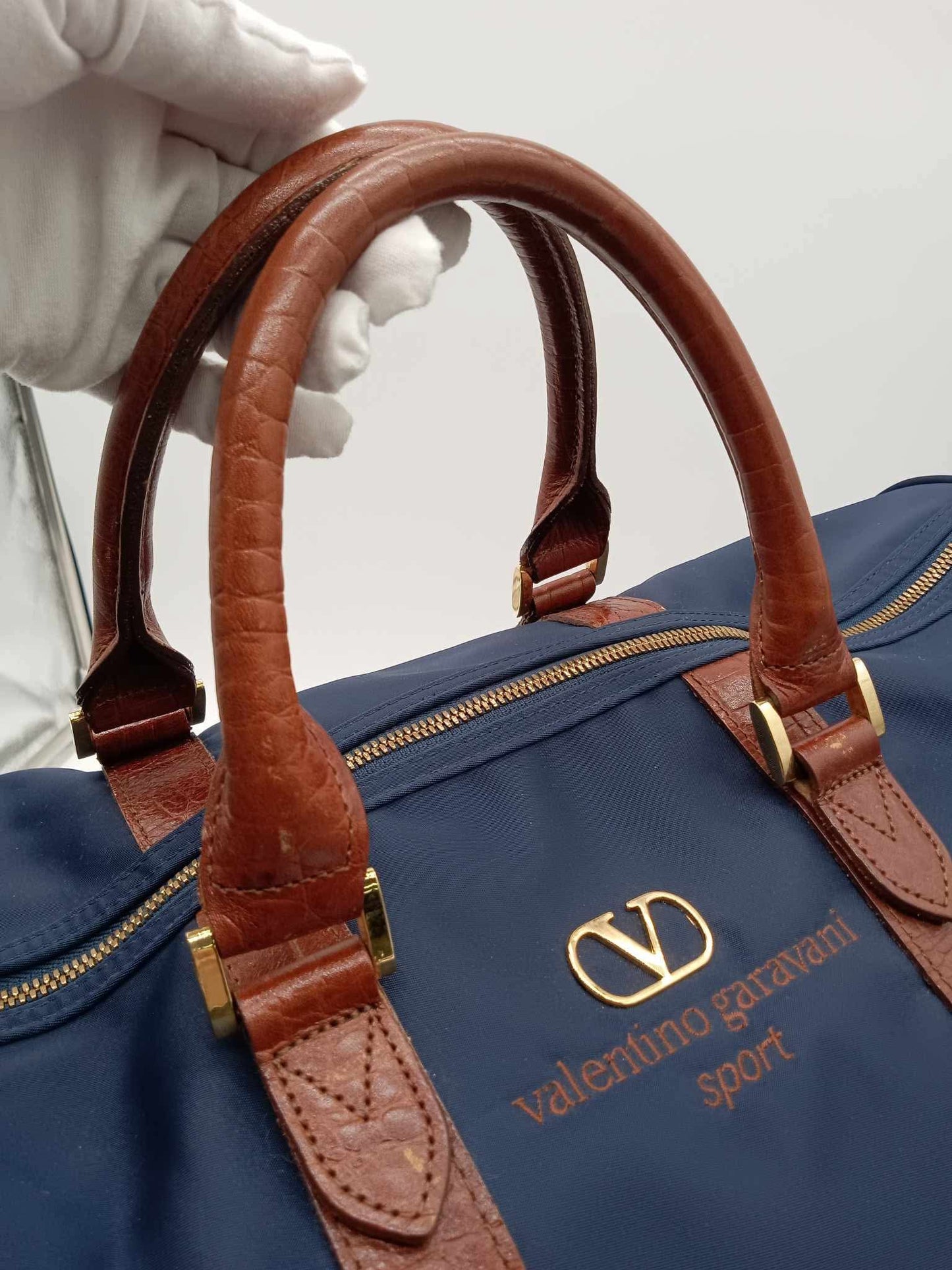 VALENTINO Nylon Sport Boston Bag