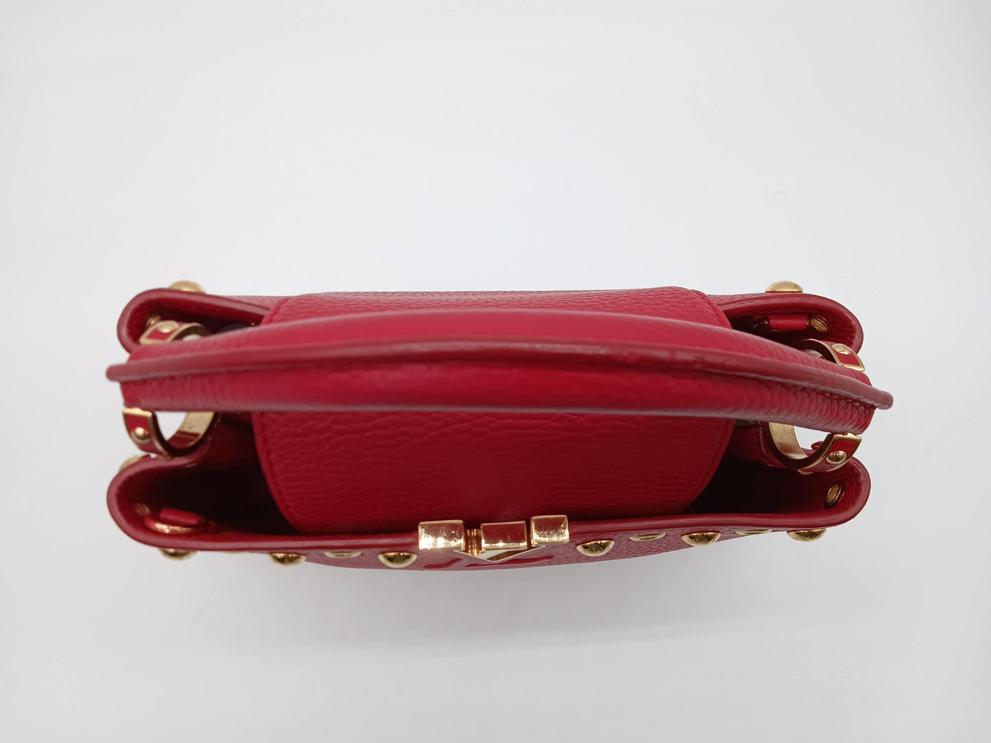 LOUIS VUITTON Scarlet Red Capucines BB