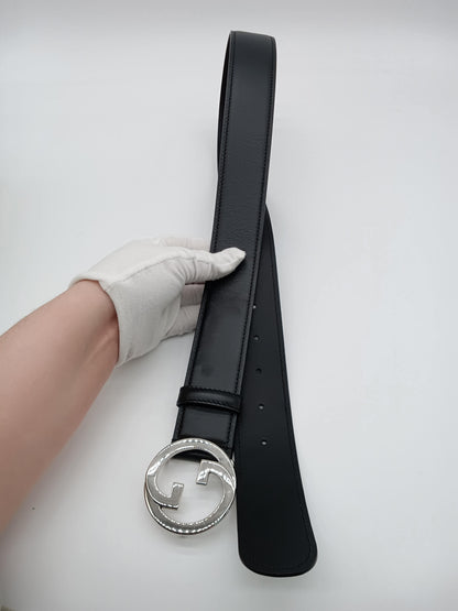 GUCCI Interlocking G Leather Belt