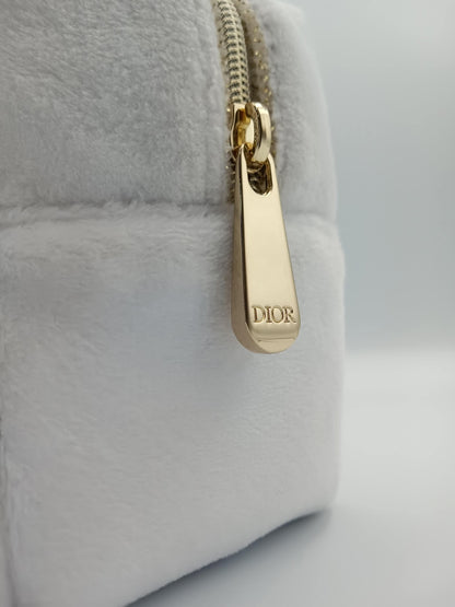 DIOR CD Velvet White Pouch