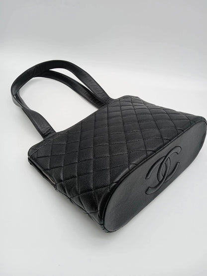CHANEL Caviar Vintage Coco Tote
