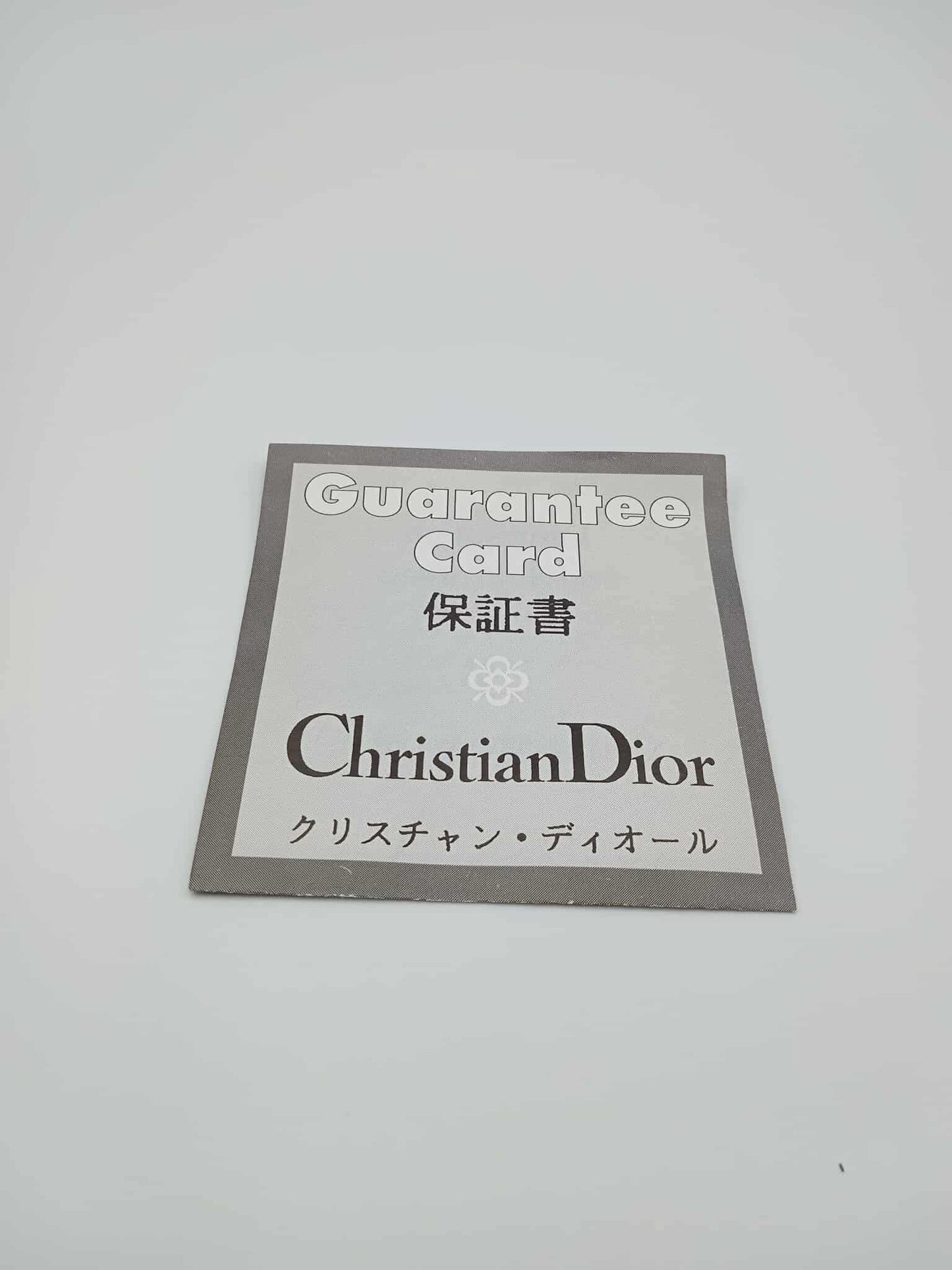 DIOR Vintage Dior Letter Pendant Necklace