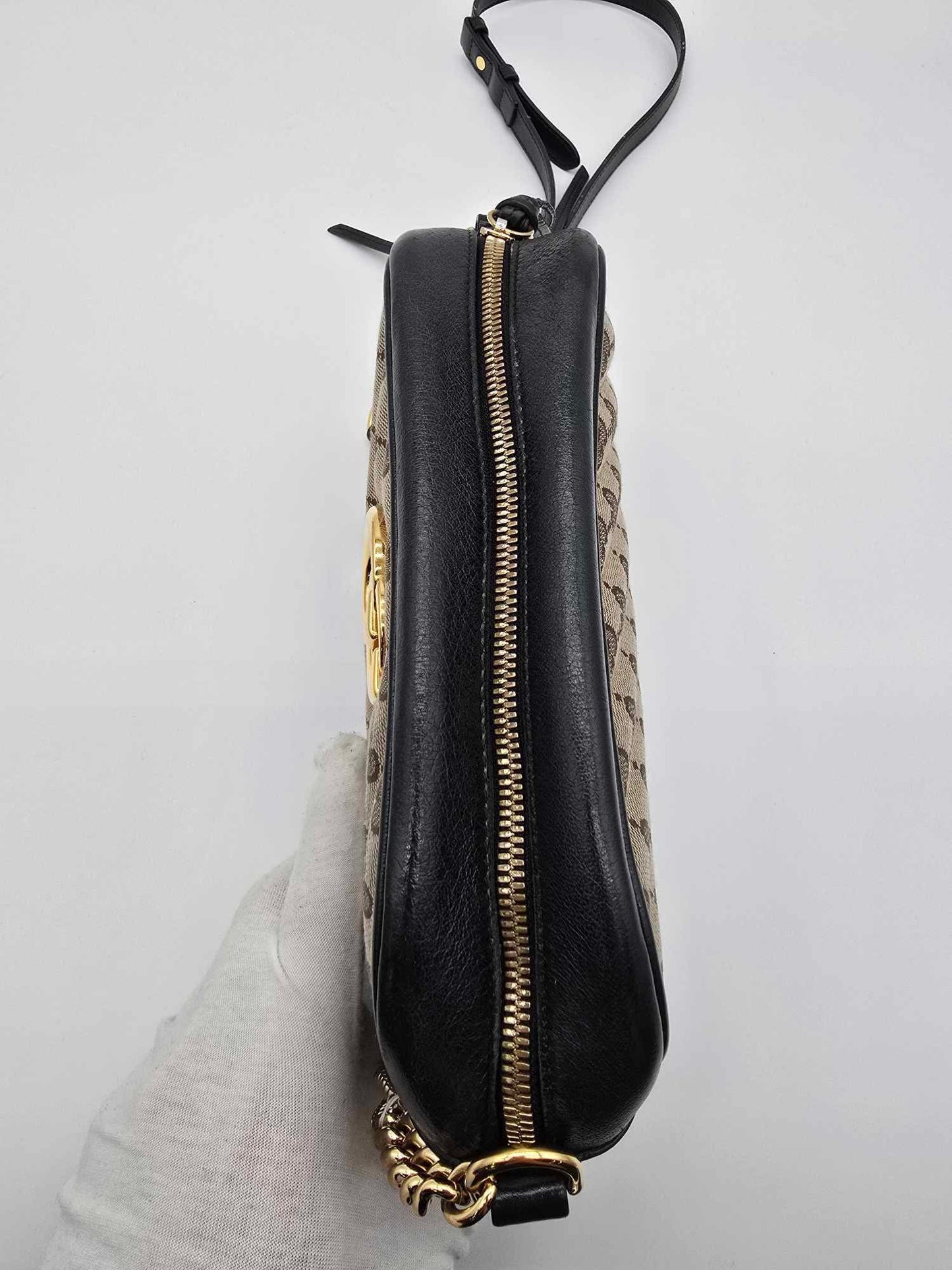 GUCCI Marmont Canvas Camera Bag