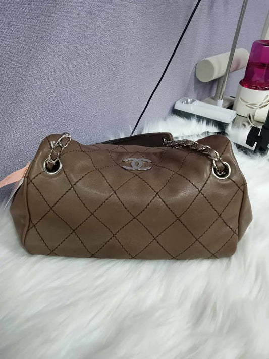 CHANEL Lambskin Wild Stitch