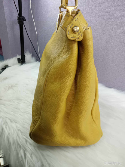 FENDI Selleria Leather Large Peekaboo