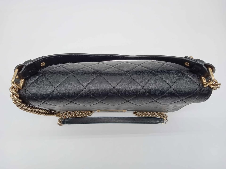 CHANEL Label Click Quilted Flap