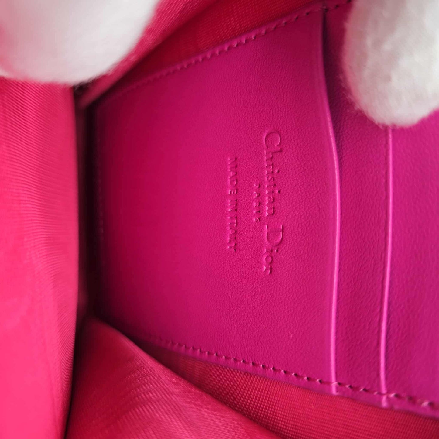 DIOR Lady Dior Call'in Dior Phone Holder Cannage ...