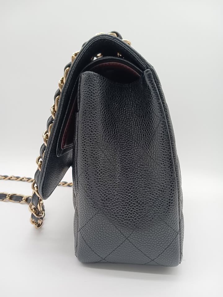 CHANEL Caviar Jumbo WFlap Classic