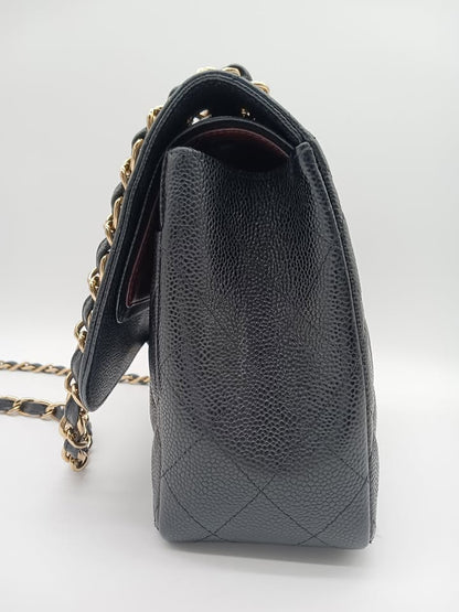 CHANEL Caviar Jumbo WFlap Classic