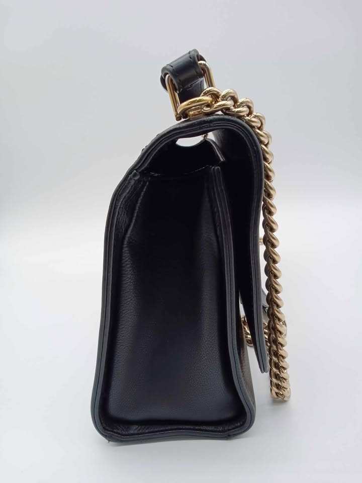 CHANEL Label Click Quilted Flap