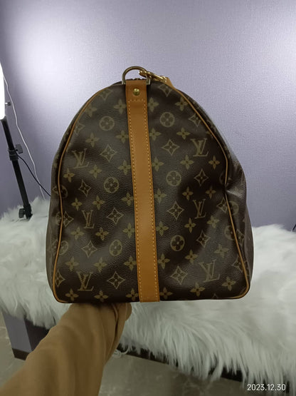 LOUIS VUITTON Monogram Keepall Bandouliere 55