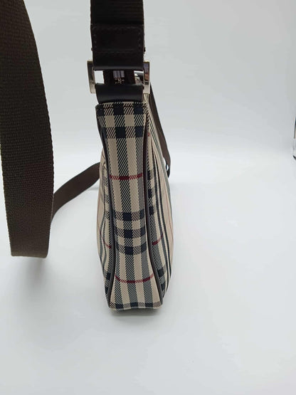 BURBERRY Nova Check Shoulder Bag