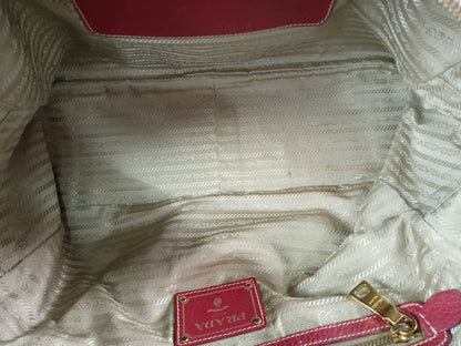 PRADA Vitello Daino Boston Bag