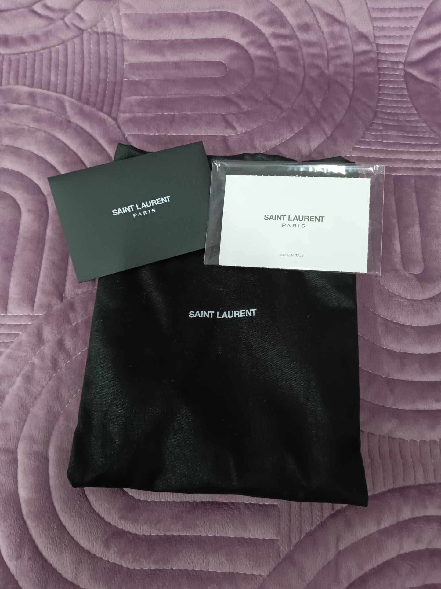 YSL Baby Lou Quilted Leather Micro Crossbody Bag