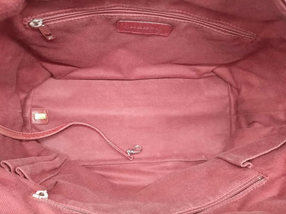CHANEL Calfskin Cambon Line Chain Tote