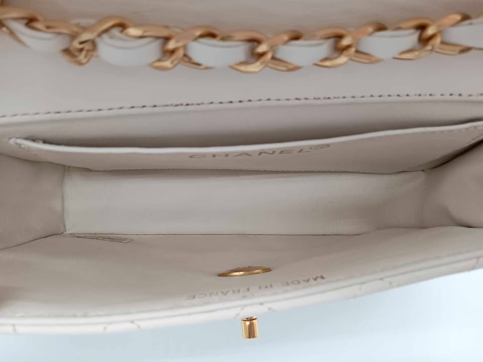CHANEL Lambskin Vintage Mini Flap