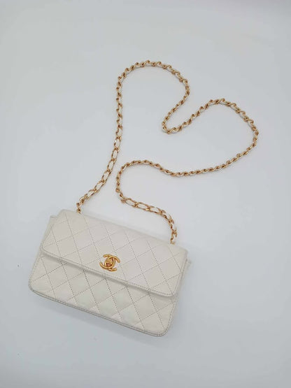 CHANEL Lambskin Vintage Mini Flap