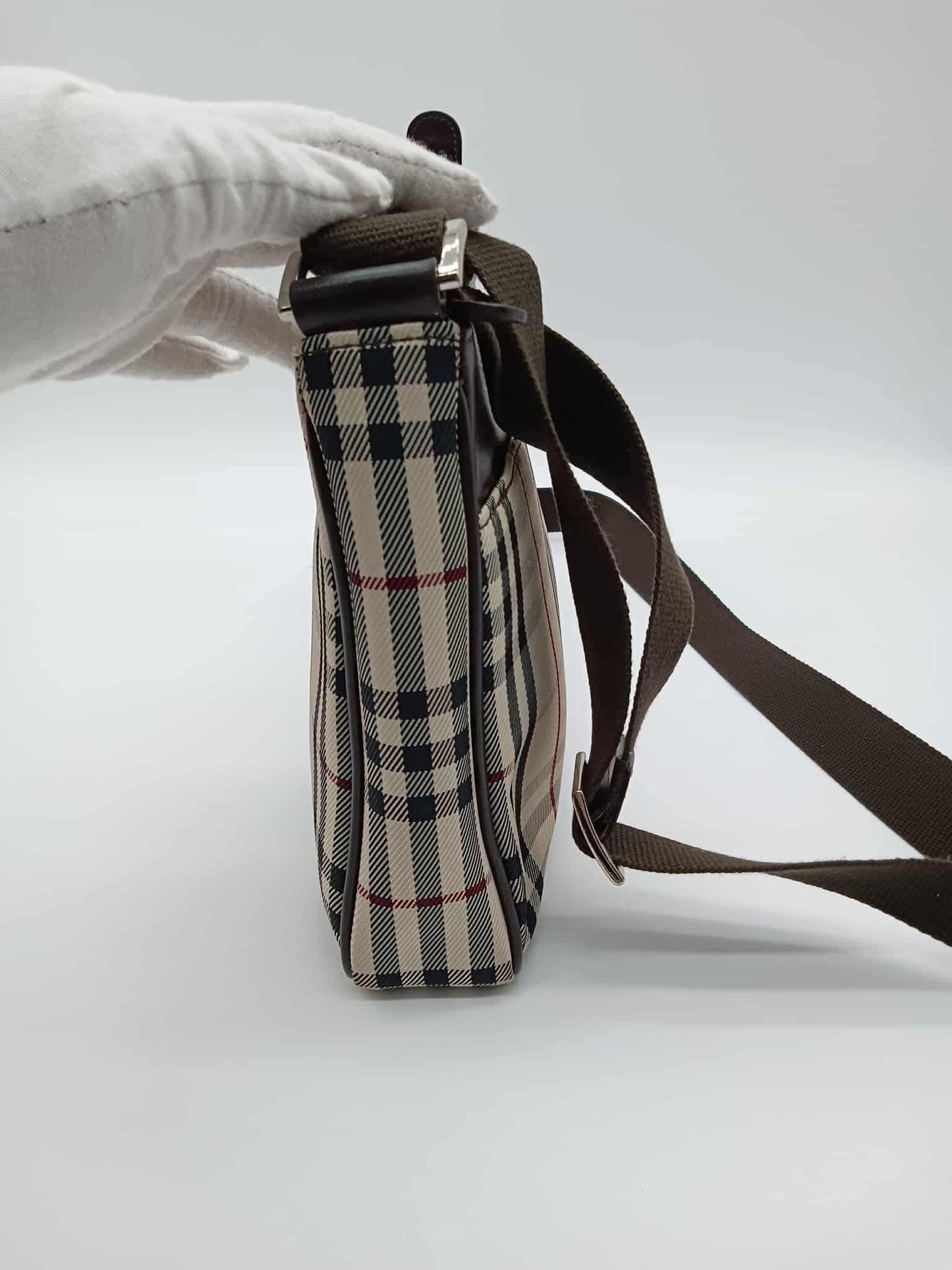 BURBERRY Nova Check Shoulder Bag