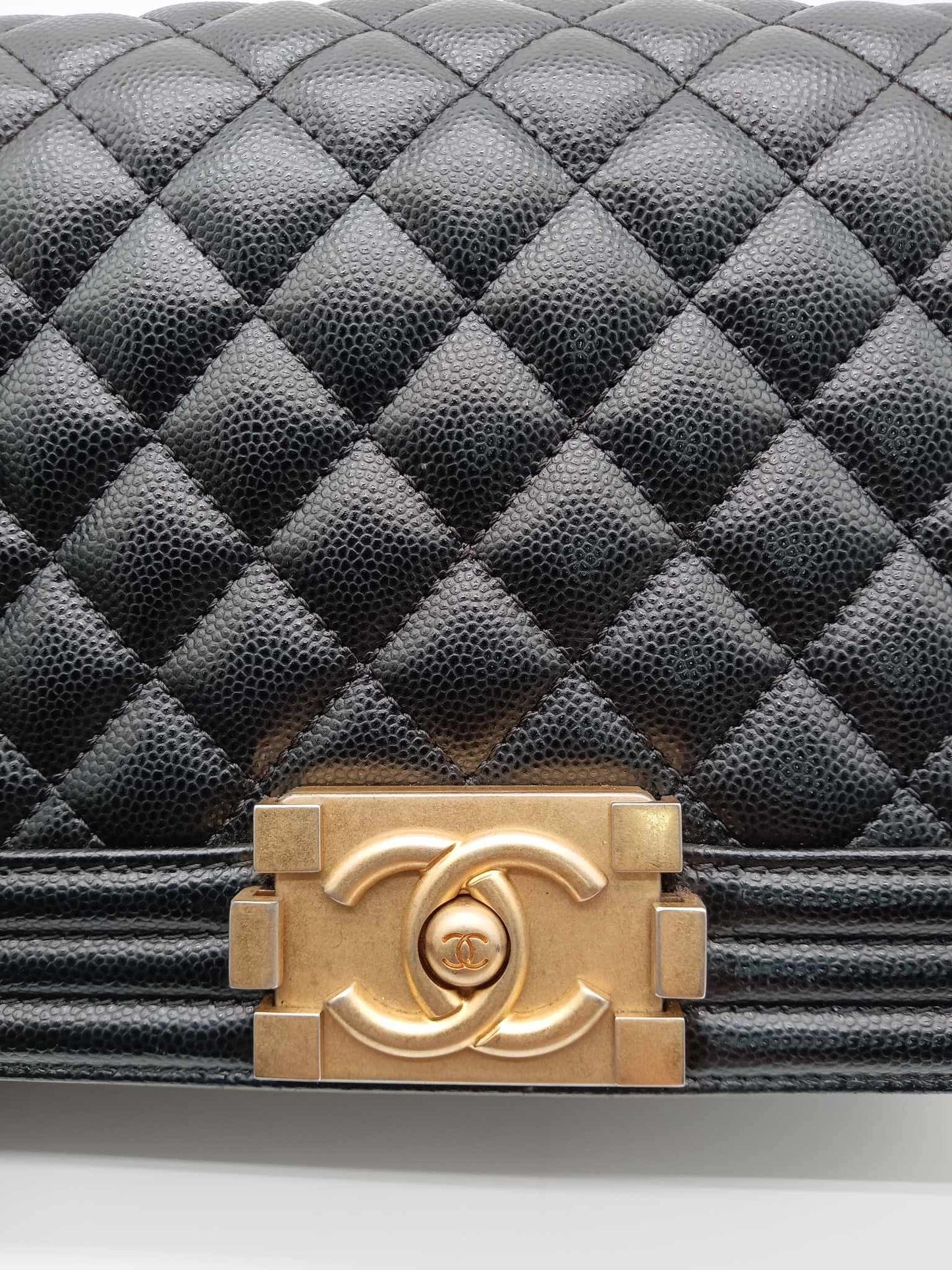CHANEL Caviar Quilted Leboy