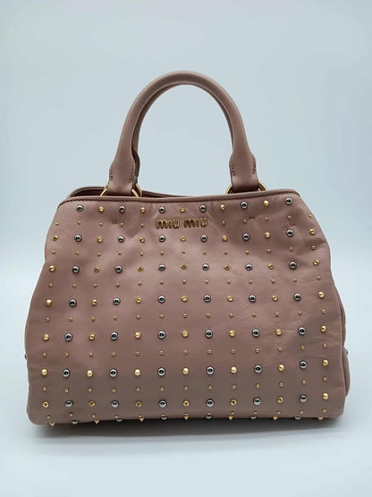 MIU MIU Studded Handbag