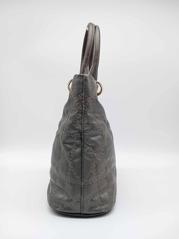 DIOR Cannage Metallic Tote