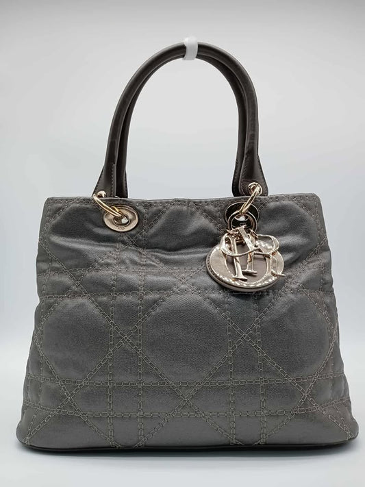 DIOR Cannage Metallic Tote