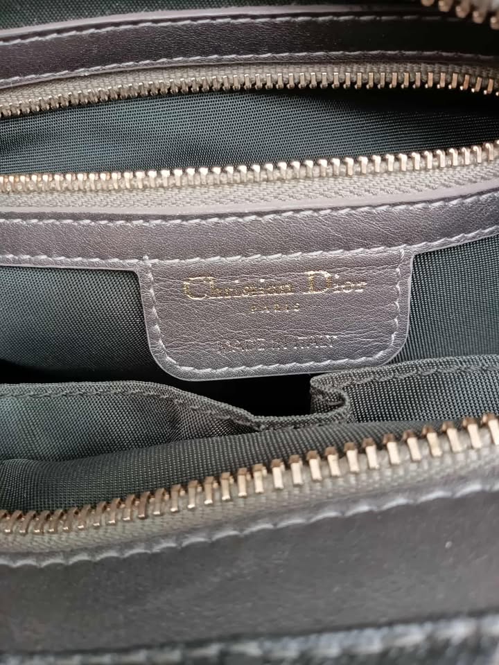 DIOR Cannage Metallic Tote