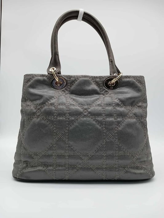 DIOR Cannage Metallic Tote