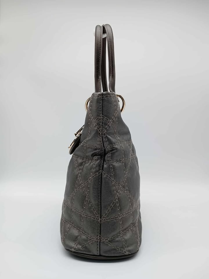 DIOR Cannage Metallic Tote