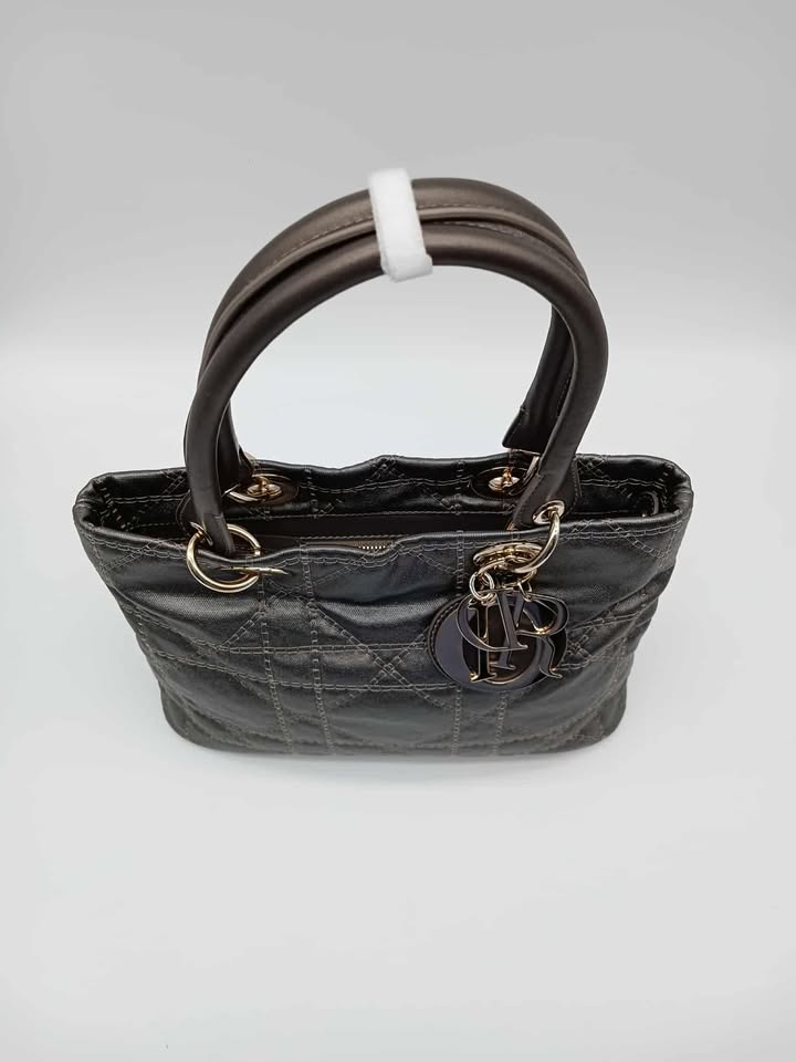 DIOR Cannage Metallic Tote