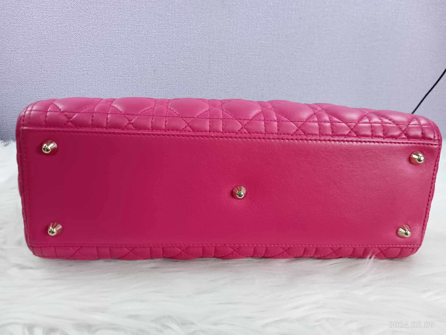 DIOR Lady Lambskin Cannage