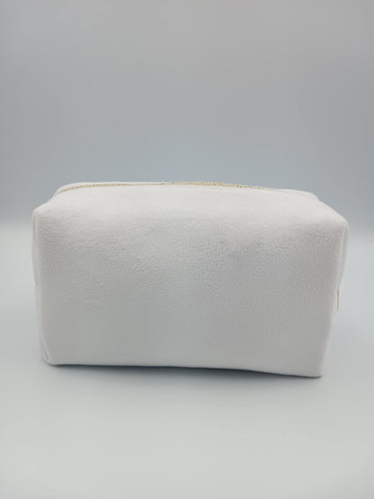 DIOR CD Velvet White Pouch