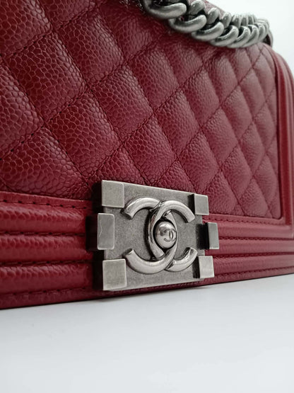 CHANEL Caviar Quilted Leboy