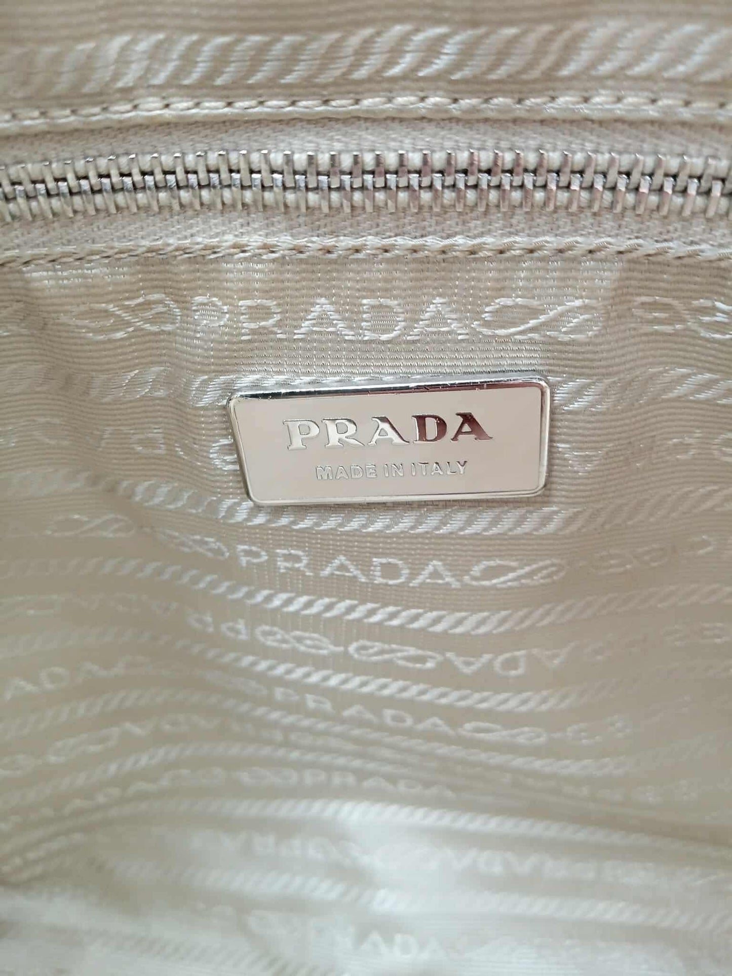 PRADA Ostrich Satchel Bag