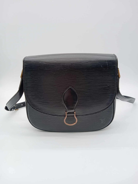 LOUIS VUITTON Epi Saint-Cloud Noir