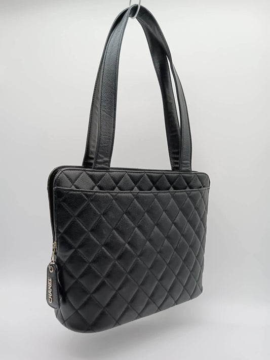 CHANEL Caviar Vintage Coco Tote
