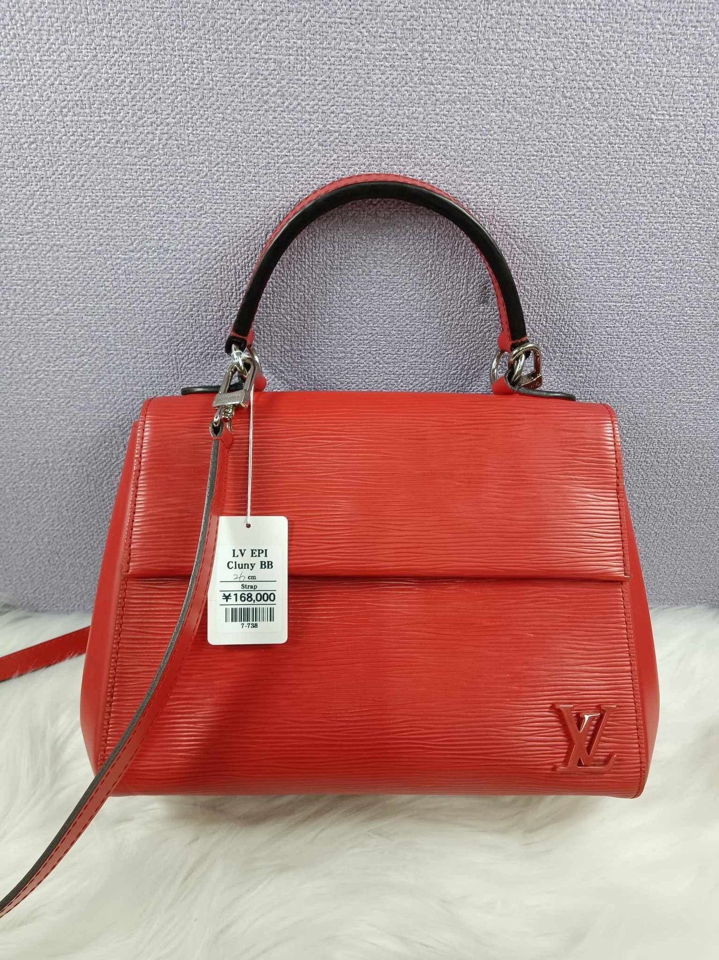 LOUIS VUITTON Epi Cluny BB