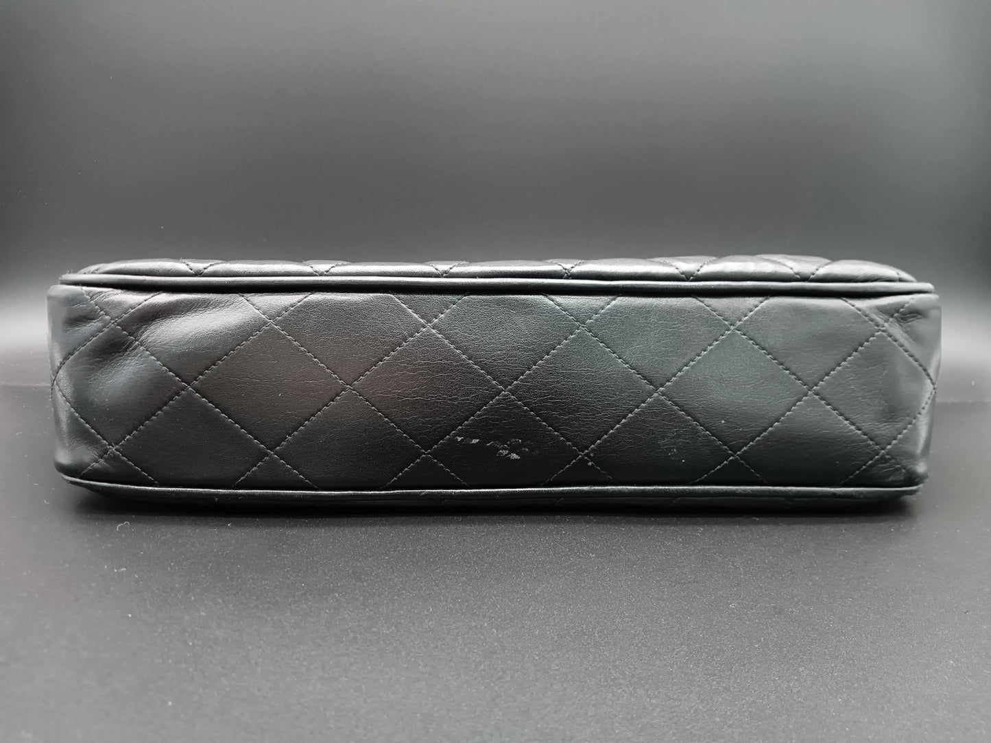 CHANEL Vintage Black Shoulder Tote