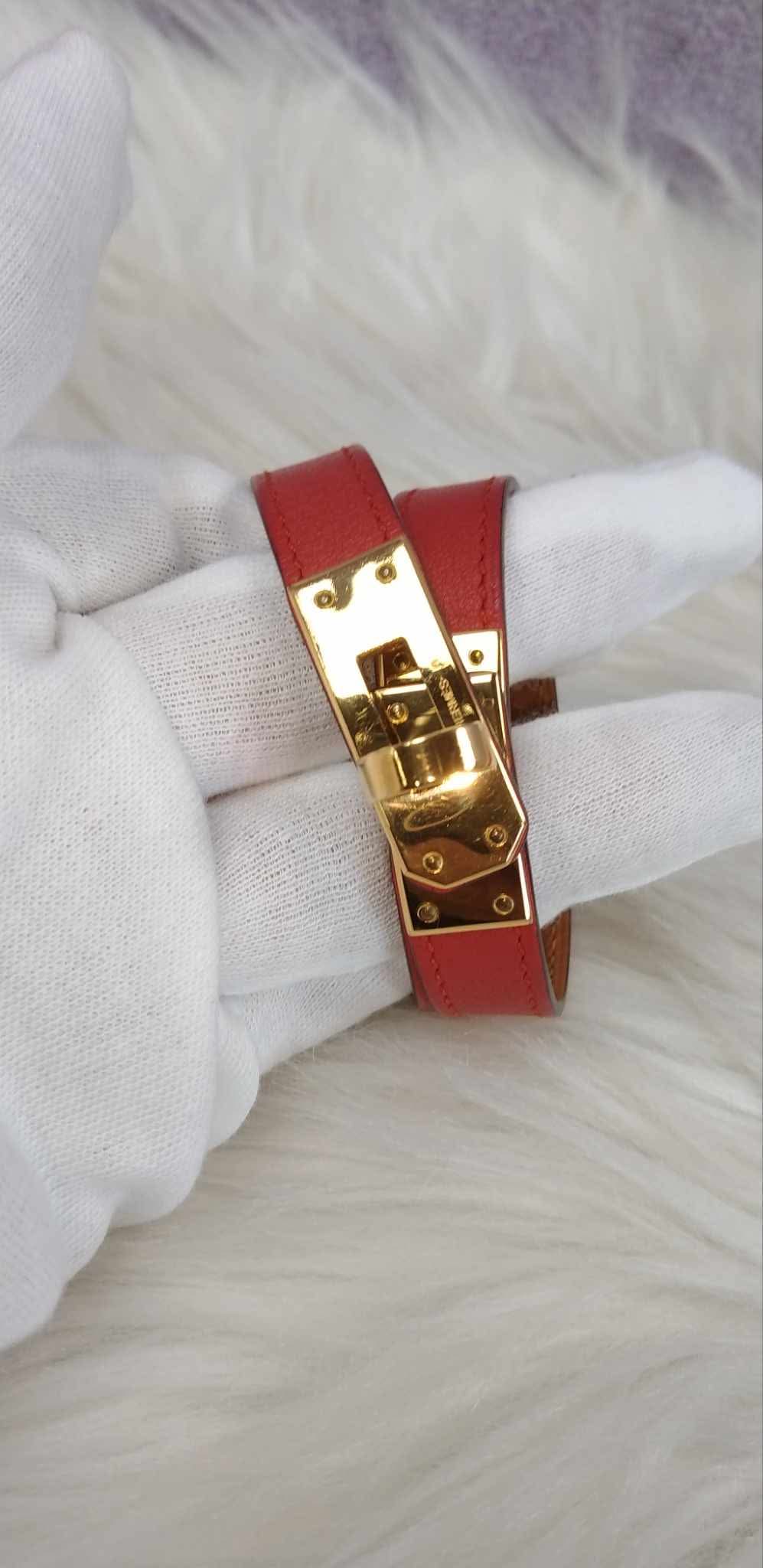 HERMES Kelly Double Tour Bracelet
